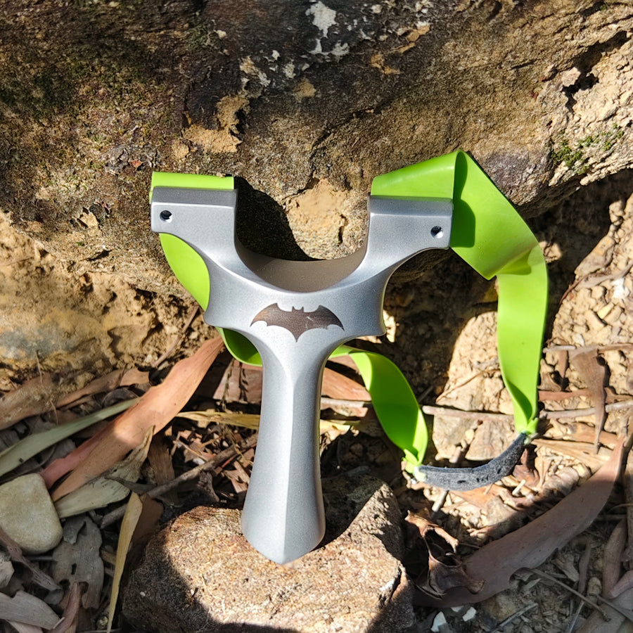 slingshot with advanced band locking system
Quick-press locking Swift King slingshot for secure, consistent shooting performance.