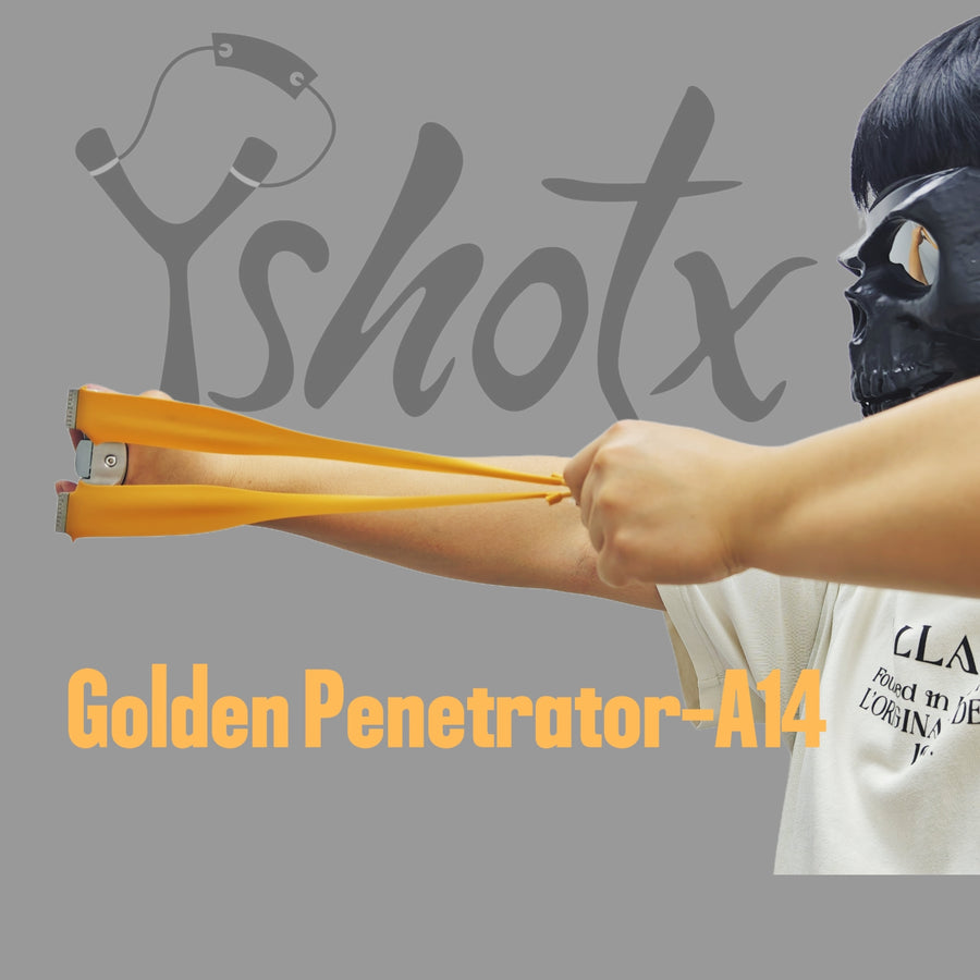 FrostFang A14 cold-resistant slingshot strap built to perform at sub-zero temperatures without stiffness or lag, trusted by Yshotx for elite shooting standards.