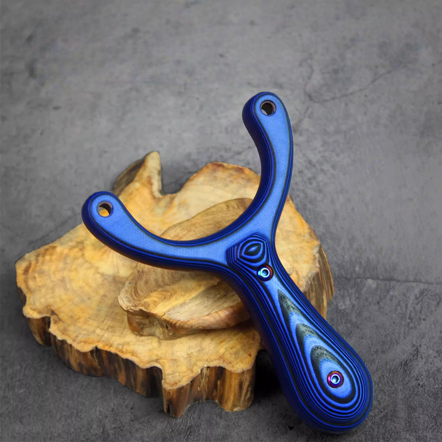 Premium-grade X31 slingshot crafted from imported aerospace G10 for strength, insulation, and corrosion resistance.