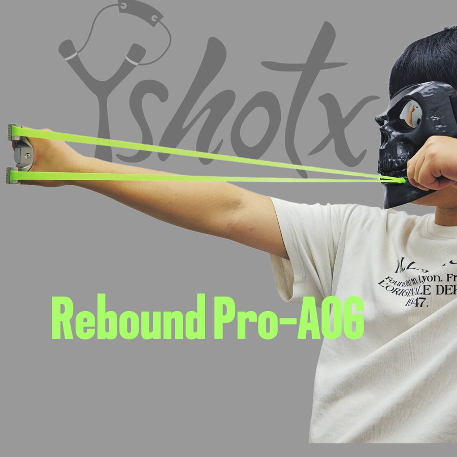 ReboundPro-A06 precision-engineered slingshot strap with reinforced triple-core build for consistent accuracy and extended use.