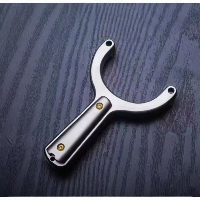 Professional-grade slingshot with balanced 255g build, suitable for extended shooting sessions and high-accuracy target engagement.