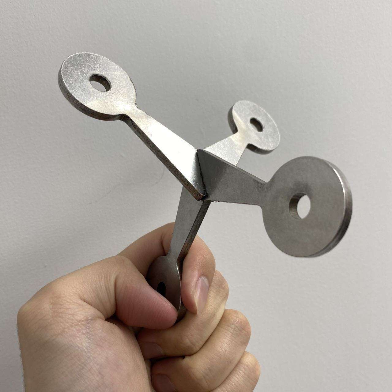 Triple Roll Mirror Steel Target-F5