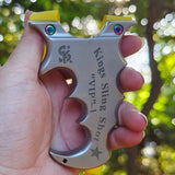 Precision CNC-machined alien-inspired slingshot for accurate and stable shooting.