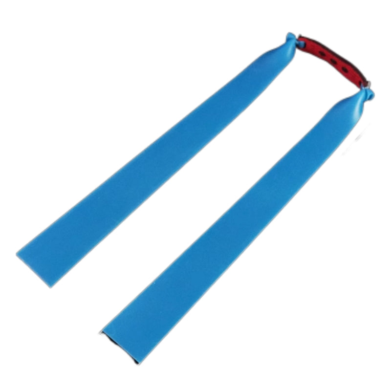 Professional-grade BlueForce-A03 slingshot band optimized for 8-10mm steel and clay ammo performance.