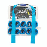Long-range BlueForce-A03 latex flat band offering balanced stretch ratio and fast recovery speed.