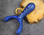 X31 slingshot with comfortable hand-polished grip and balanced design for accurate and fatigue-free shooting control.