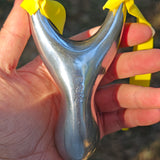 Durable and flexible Phoenix slingshot designed for balanced weight distribution and control.
