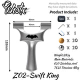ergonomic hunting slingshot for comfortable grip
Swift King hunting slingshot with ultra-ergonomic handle for fatigue-free shooting.