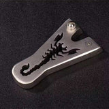 Professional-grade hunting slingshot with shallow bow mouth for precision shots.