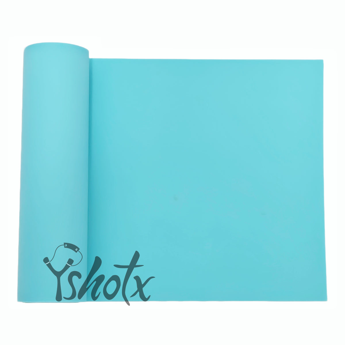 Glide Strike A23 slingshot band with sky-blue design, engineered for ultra-light pull and smooth shooting sessions, offering comfort and accuracy for casual and competitive shooters.