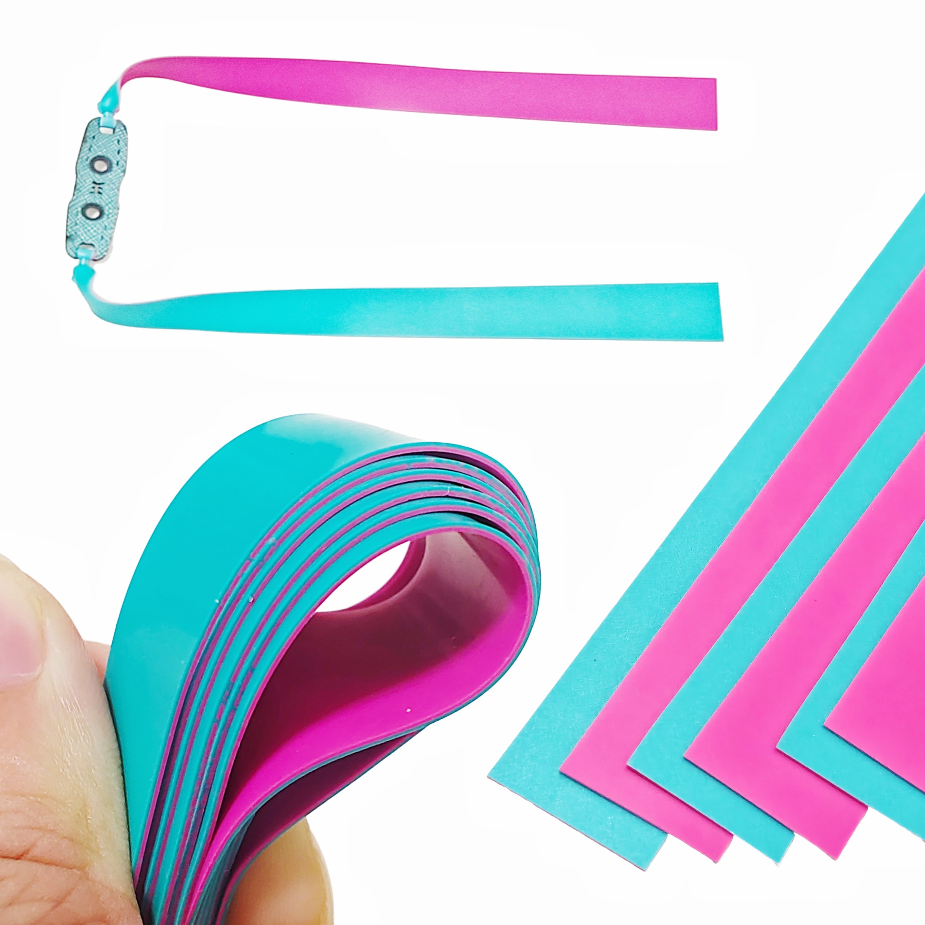 Gradient tapered holes 5.0–6.5mm on Petal Streak A32 support versatile band thickness.