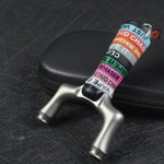 Predator-X28 slingshot with streamlined grip contours for maximum comfort and reduced shooting fatigue.