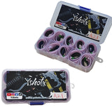 Lavender Bolt A21 slingshot bands tested for durability, pouch stitching quality, and latex consistency.