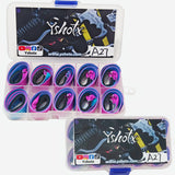 Neon Pulse A27 slingshot bands combining bold style with serious performance for expert shooters.