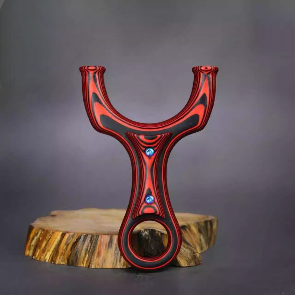 SkyTiger-X26 professional-grade slingshot with OTT system and flat band compatibility for powerful, vibration-free shooting performance.