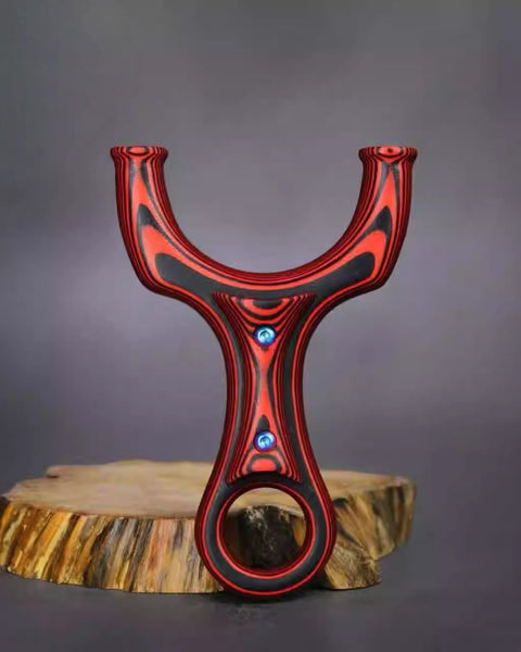 SkyTiger-X26 professional-grade slingshot with OTT system and flat band compatibility for powerful, vibration-free shooting performance.