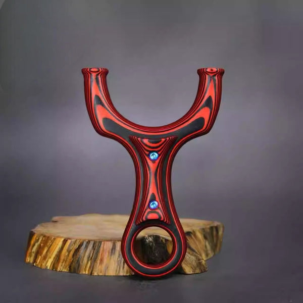 SkyTiger-X26 professional-grade slingshot with OTT system and flat band compatibility for powerful, vibration-free shooting performance.