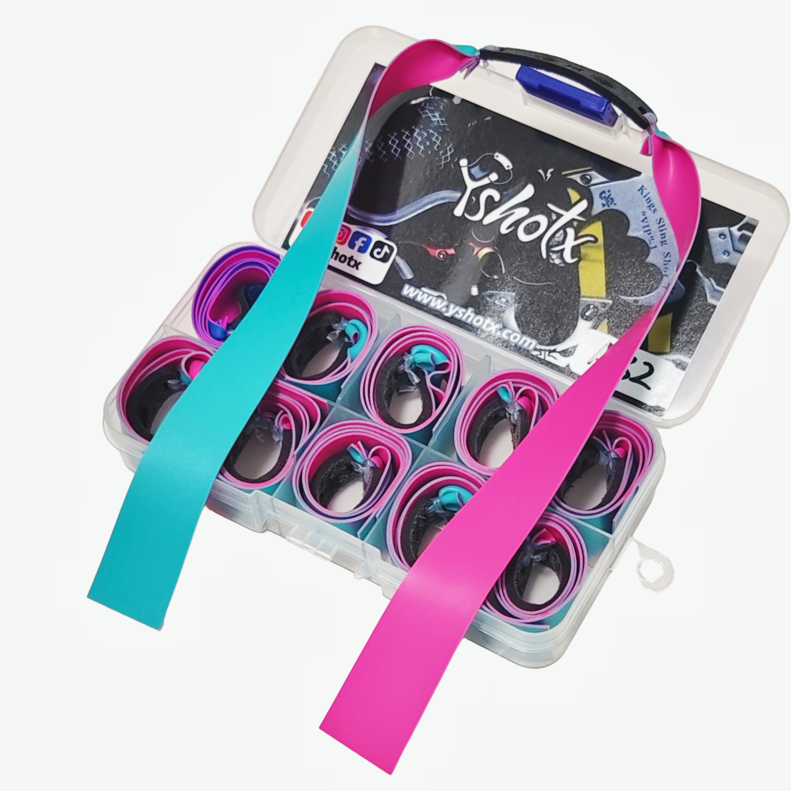 Slingshot Petal Streak A32 with ultra-smooth fork holes preventing band wear.