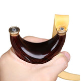 Premium wooden catapult designed for slingshot lovers, combining balanced weight and comfort.