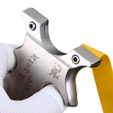 Stylish alien design slingshot ideal for slingshot lovers and collectors.