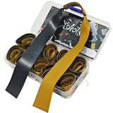 ShadowGold A30 aerospace-grade latex slingshot bands delivering 300+ powerful shots with durability.