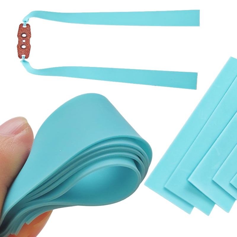 A23 Glide Strike premium latex band featuring a custom grooved pouch for stable ammo grip, delivering enhanced precision, control, and long-term shooting reliability.