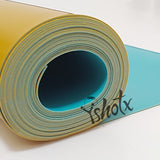 Skybolt A31 dual-color gold and blue latex bands built for strength and shooting stability.