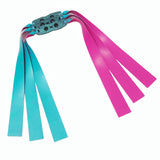 Petal Streak A32 slingshot built to handle multiple latex band thicknesses.