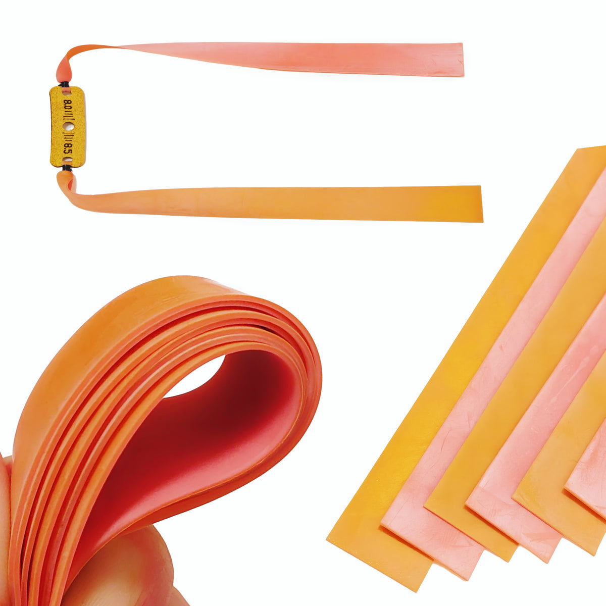 Hand-stitched oversized pouch on Sunset Flair A34 provides stable grip and precise shooting accuracy.