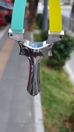 bat king slingshot for tactical shooting
Distinctive Bat King style slingshot with quick response and precision aim.