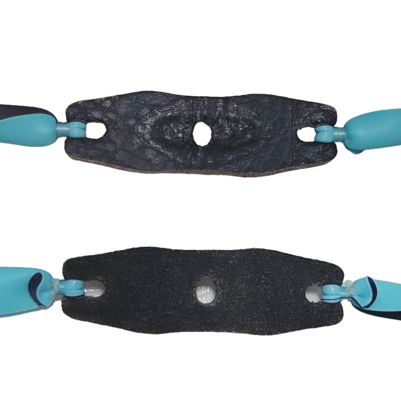 Venomous Spik-A04 high-performance latex band with navy-blue UV shield and black moisture-fighting core for all-weather shooting reliability.