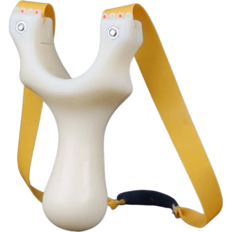 White General resin slingshot with advanced fluid-curve design for powerful and accurate shooting.