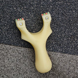 Stylish White General slingshot designed for durability, precision, and long-lasting use.