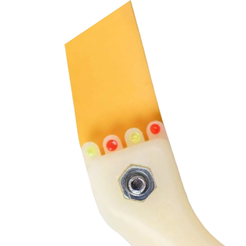 Wide-bow-gate White General hunting slingshot designed for enhanced target acquisition.
