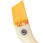 Wide-bow-gate White General hunting slingshot designed for enhanced target acquisition.