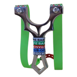 X18 alloy slingshot built for extreme durability and stability.