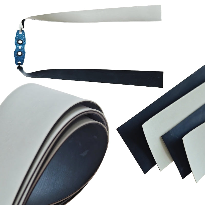 Yin & Yang A25 premium latex slingshot bands offering consistent power, fast release, and symbolic harmony for hunters and competitive shooters.
