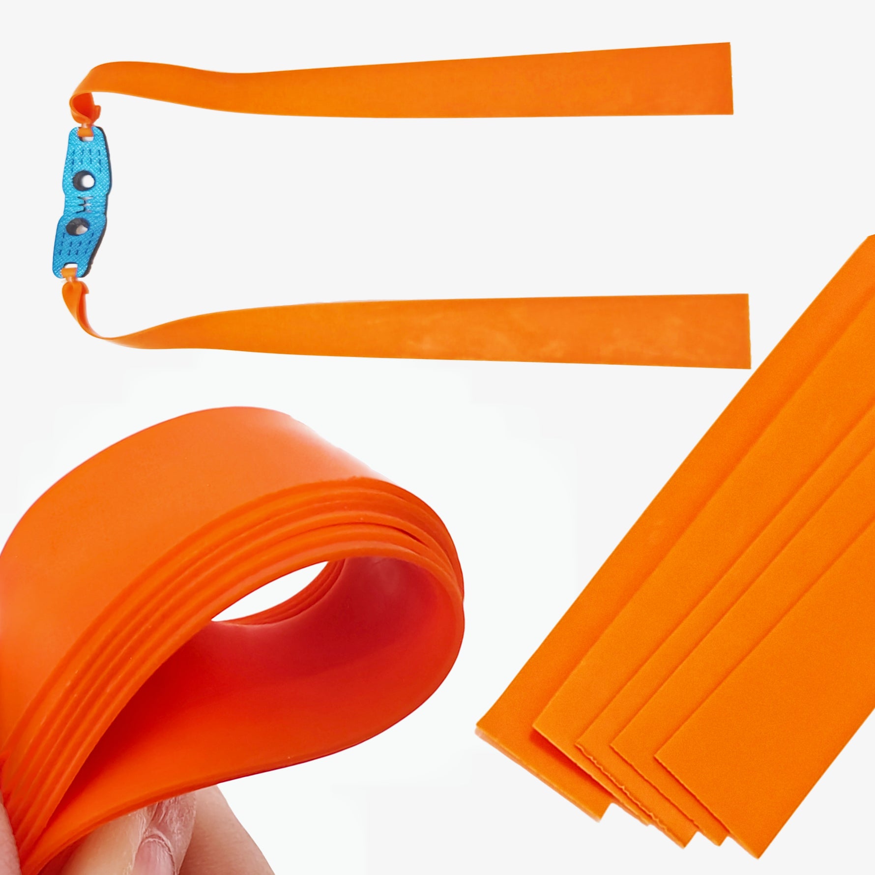 Yshotx Daily-A02 premium smooth latex strap engineered for everyday slingshot practice, hunting, and competition with maximum durability.