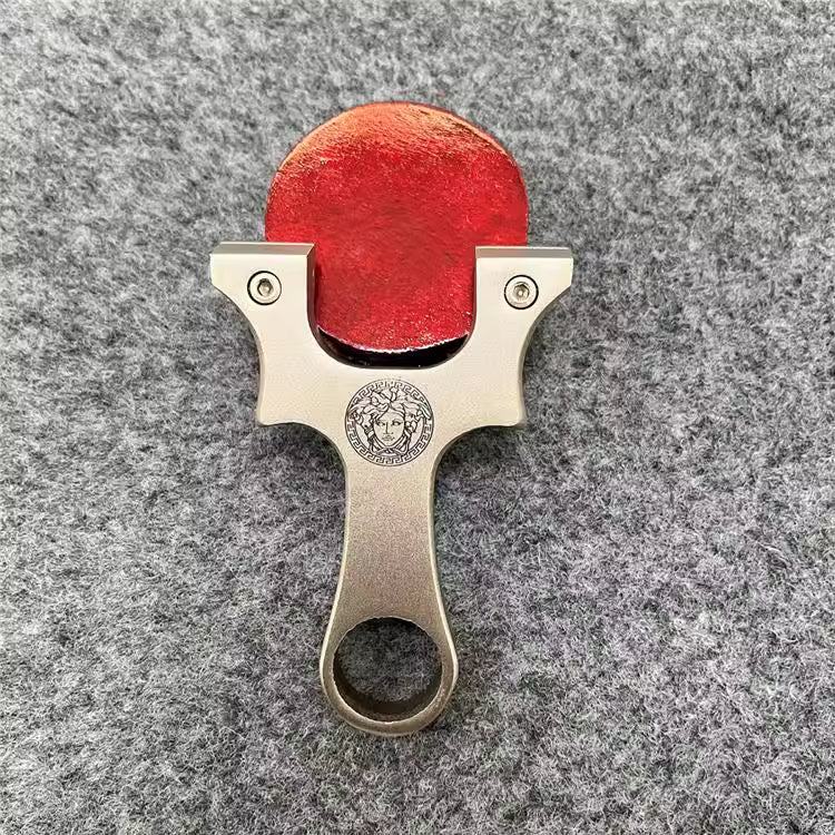 Yshotx X19 elite stainless steel slingshot for serious shooters.