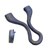 Handcrafted Z07-Thunder Blue slingshot featuring Dragon Tooth Quick Stuck band system.