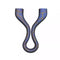 Z07-Thunder Blue titanium alloy slingshot with handcrafted lightning finish for precision shooting.