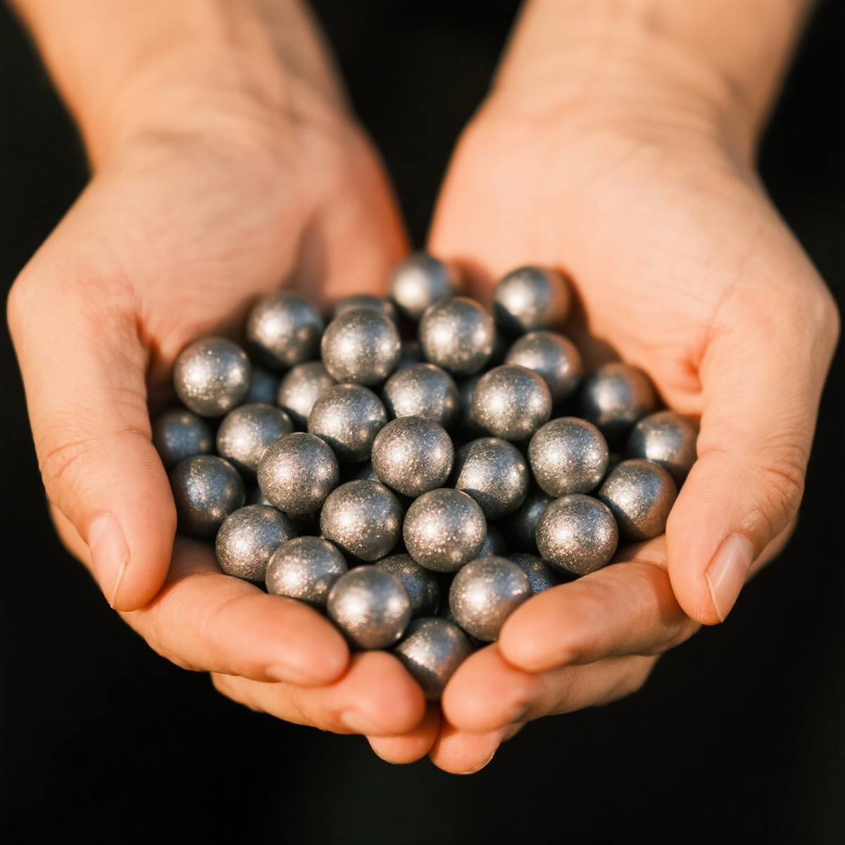 Bolas de acero galvanizado esmerilado - B13