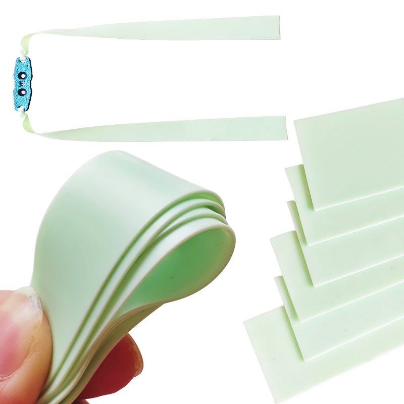 Mint Force-A05 Kevlar-reinforced slingshot latex with funnel-tapered energy channel for 15% more impact and stable shooting accuracy.